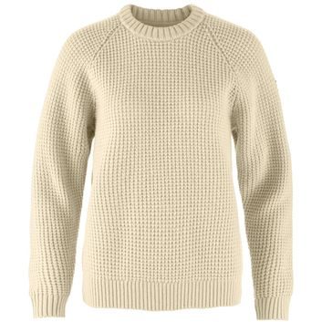 FJÄLLRÄVEN Övik Waffle Knit W Light Beige