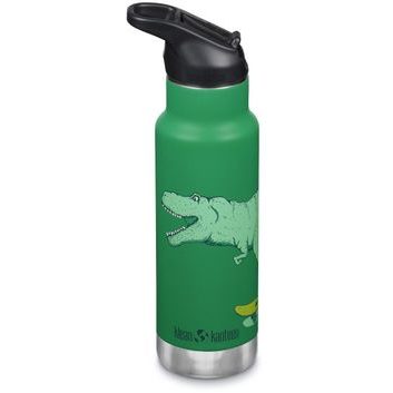 KLEAN KANTEEN Insulated Kid Classic Narrow 355 ml (w/ Flip Seal Sport) - Dino Skate