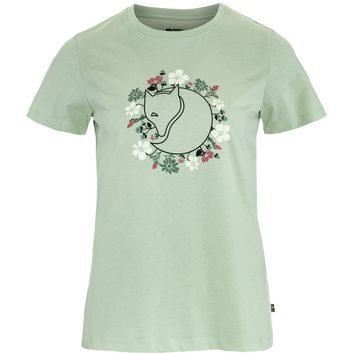 FJÄLLRÄVEN Fjällblomster Fox T-shirt W Soft Jade
