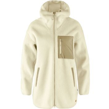 FJÄLLRÄVEN Vardag Pile Fleece Long W Chalk White