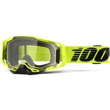 100% ARMEGA Goggle - Nuclear Citrus - Clear Lens