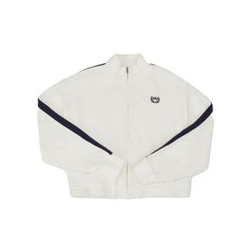 GAP Bavlněná bunda na zip Americana Bílá