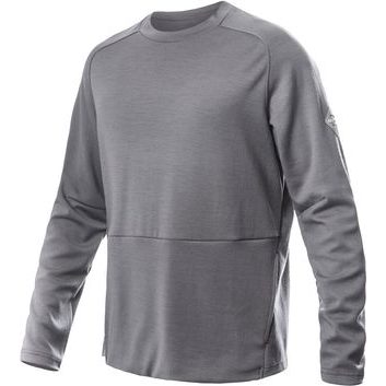 SENSOR MERINO UPPER traveller pánská mikina šedá
