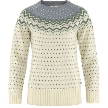 FJÄLLRÄVEN Övik Knit Sweater W Chalk White-Flint Grey