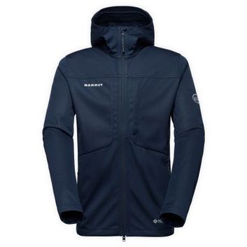 MAMMUT Ultimate VIII SO Hooded Jacket Men, marine