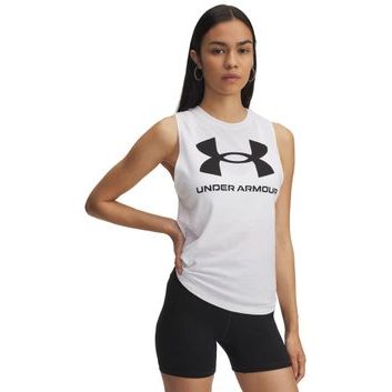 UNDER ARMOUR UA Logo Tank-WHT