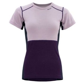 DEVOLD Lauparen Merino 190 T-Shirt Wmn, Orchid/Lilac/Ink