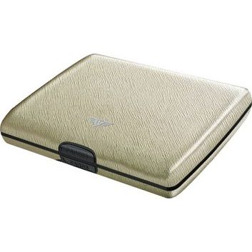 TRU VIRTU Papers & Cards RAY - leather Safiano White Gold