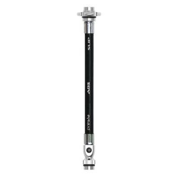 LEZYNE ABS FLEXHOSE-W/VALVE CORE-ROAD BLK/SILVER