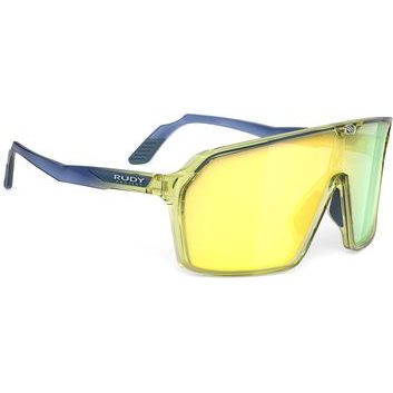 RUDY PROJECT SPINSHIELD Crystal Blue Avio / Apple Green Fade Gloss