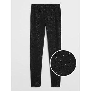 GAP 384973-03 Dětské legíny jersey Černá