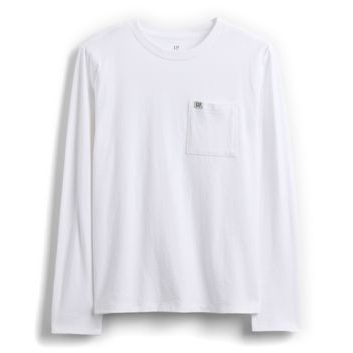 GAP 801420-05 Dětské tričko s kapsičkou Bílá