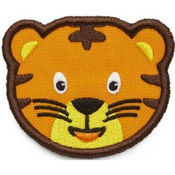 AFFENZAHN Velcro badge Tiger - yellow