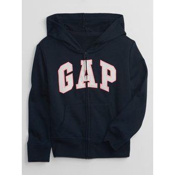 GAP 692277-10 Dětská mikina GAP logo zip Tmavě modrá