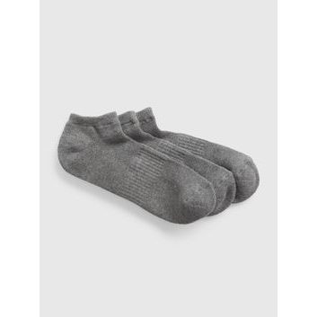 GAP 542783-01 Kotníkové ponožky, 3 páry Šedá