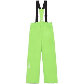 COLOR KIDS Ski Pants - W. Pockets-Green Gecko