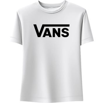 VANS FLYING V CREW TEE, white