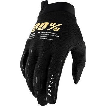 100% ITRACK Youth Gloves Black