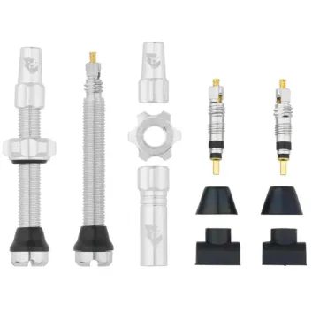 WOLF TOOTH Tubeless Valve Stem Kit 44mm raw silver