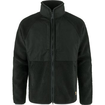 FJÄLLRÄVEN Vardag Pile Jacket M, Black-Black