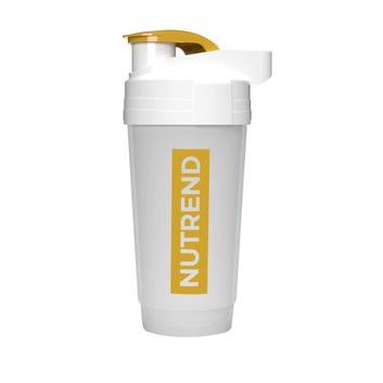 NUTREND láhev-šejkr NUTREND 0,7 l, čirý-zlaté logo