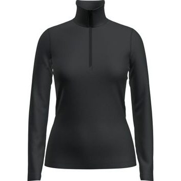 ICEBREAKER W 200 Oasis LS Half Zip BLACK