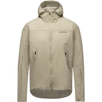 GORE FERNFLOW Hooded Windbreaker Mens tech beige