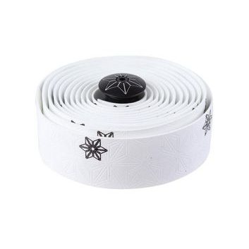 SUPACAZ Super Sticky Kush - Galaxy - White Tape/Black Print w/ Ano Black Plugz