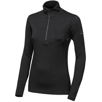 SENSOR MERINO EXTREME UP dámská mikina dl.rukáv zip černá