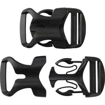 MILLET QUICK BUCKLE 25 MM BLACK - NOIR