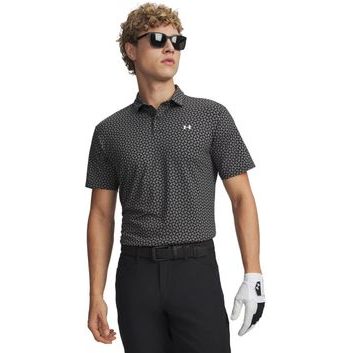 UNDER ARMOUR T2G Printed Polo-BLK