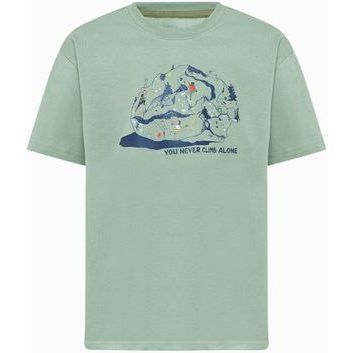 MAMMUT Base T-Shirt Climbing Kids willow