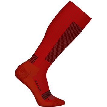 MAMMUT Mountaineering Compression Knee Socks mammut red-black