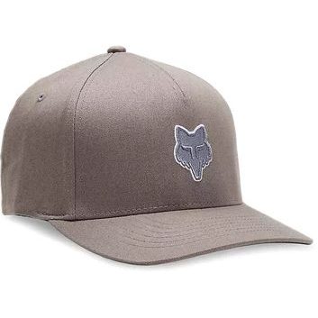 FOX Fox Head Flexfit Hat, Steel Grey