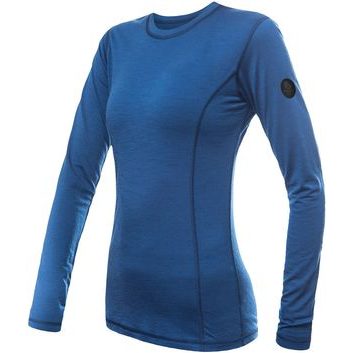 SENSOR MERINO AIR dámské triko dl.rukáv tm.modrá