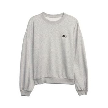 GAP Oversize mikina s logem Šedá