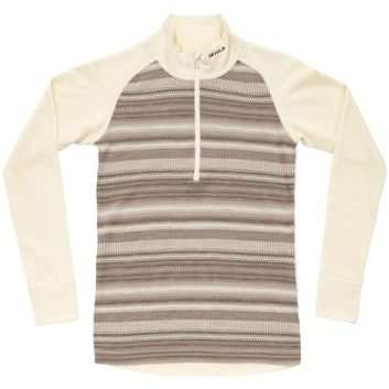 DEVOLD Signature Merino 230 Zip Wmn Raw White