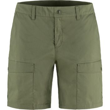 FJÄLLRÄVEN Abisko Hybrid Trail Shorts W Laurel Green