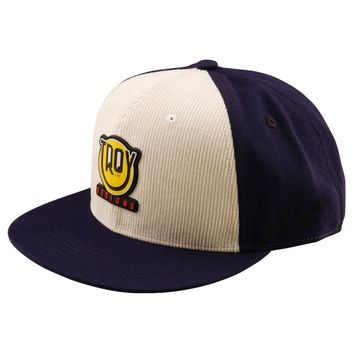 TROY LEE DESIGNS FLAT BILL SNAPBACK HAPPY DAYZ INDIGO / PUMICE