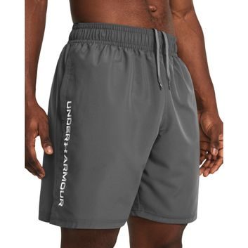 UNDER ARMOUR Woven Wdmk Shorts, Castlerock / White