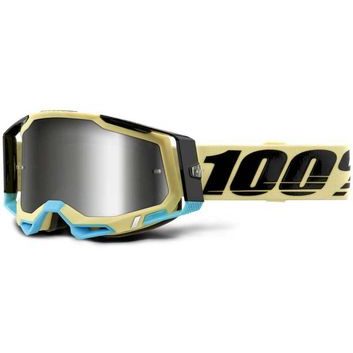 100% RACECRAFT 2 Goggle - Airblast - Mirror Silver Lens