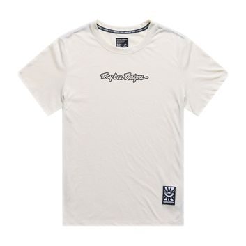 TROY LEE DESIGNS LILIUM RIDE TEE SIGNATURE PUMICE