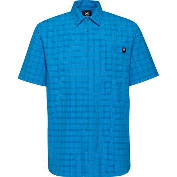 MAMMUT Lenni Shirt Men glacier blue-marine
