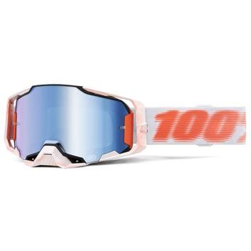 100% ARMEGA Goggle Tubular - Mirror Blue Lens