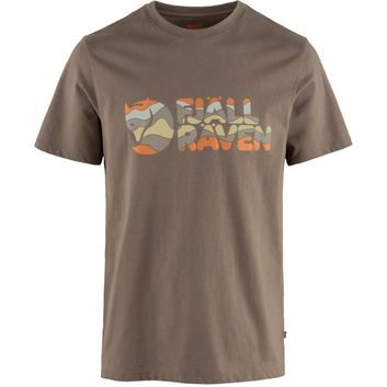 FJÄLLRÄVEN Multicolor Logo T-shirt M Suede Brown