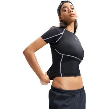 UNDER ARMOUR HeatGear Elite SS-BLK