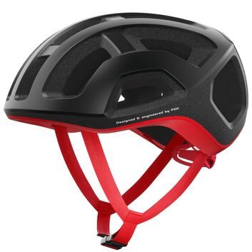 POC Ventral Lite, Uranium Black/Prismane Red Matt