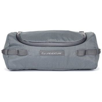 LIFEVENTURE Barrel Wash Bag; grey