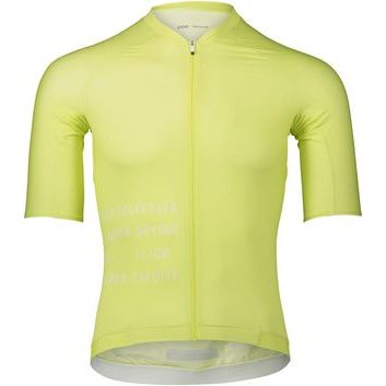 POC M's Pristine Print Jersey Lemon Calcite