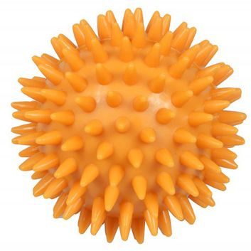 YATE Míček masážní ježek Igel Ball s bodlinkami 7.8 cm žlutý